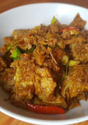 รูปของ กระดูกหมูอ่อนพริกแกงใต้ไม่ถั่ว