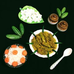 Patol Posto / Pointed Gourd in Poppy Paste A picture of Patol Posto / Pointed Gourd in Poppy Paste.