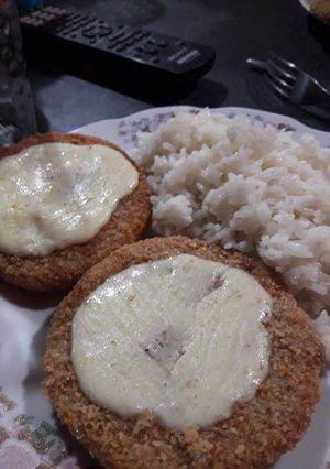 Una foto de Milanesas de zapallo