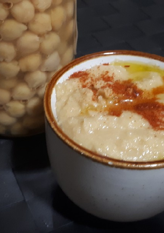 Una foto de Hummus de garbanzo