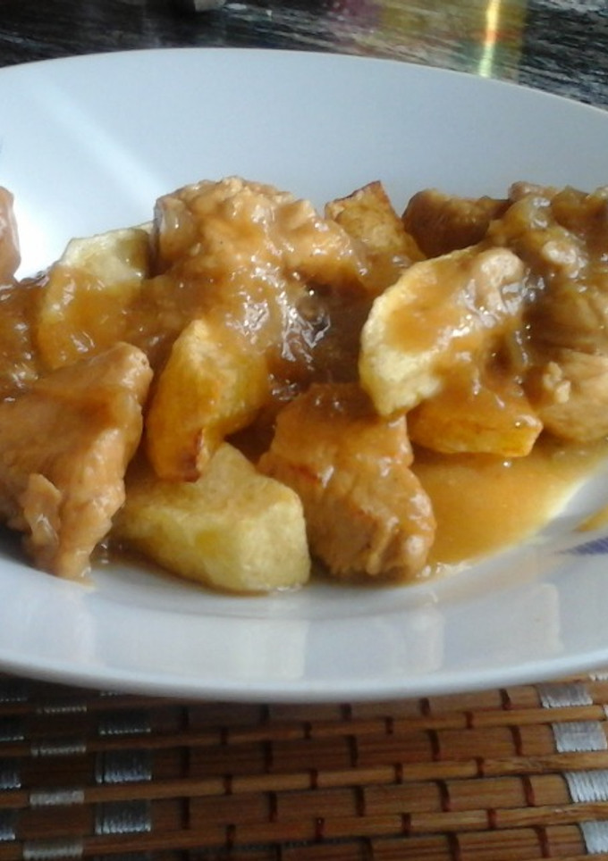 Una foto de Pollo a la cerveza