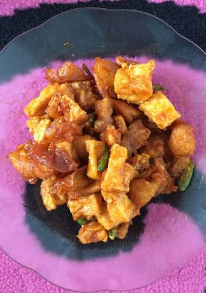 Foto resep Tempe Tahu Ayam Saus Pedas Manis Simple