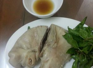 Hình của món Dạ dày lợn hấp tiêu sọ.