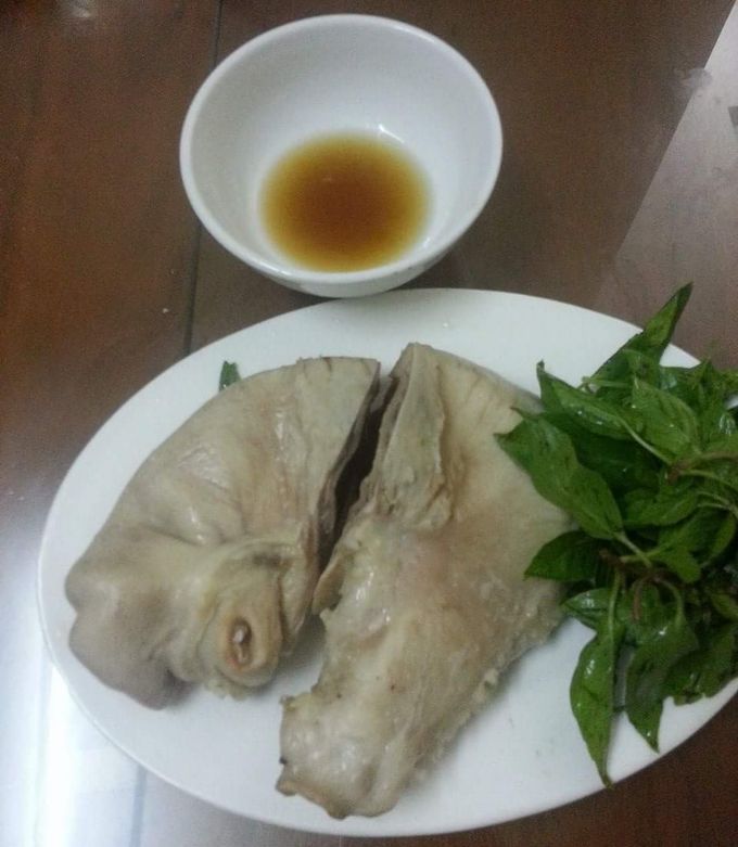 Hình của món Dạ dày lợn hấp tiêu sọ.