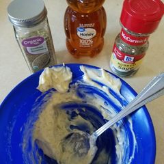 A picture of Honey Herb butter.