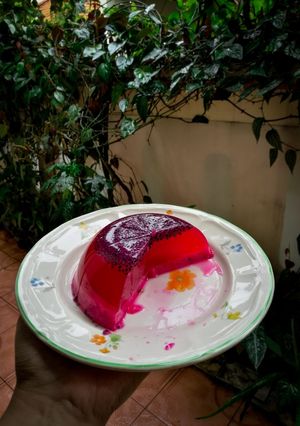 Foto resep Puding Buah Naga Merah
