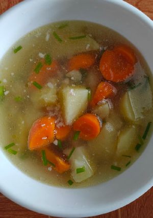 Hình của món Canh thịt băm nấu cà rốt.