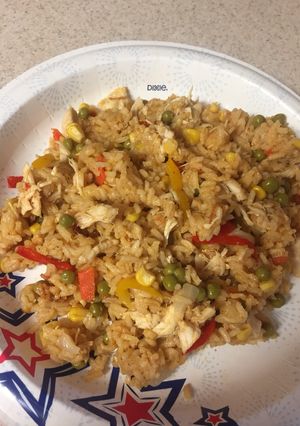 Una foto de Arroz con pollo