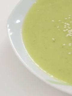 Una foto de Puré de calabacín