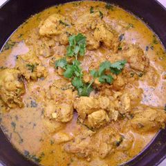 A picture of Shahi Chicken Kasundi (Chicken in Creamy Mustard Gravy).