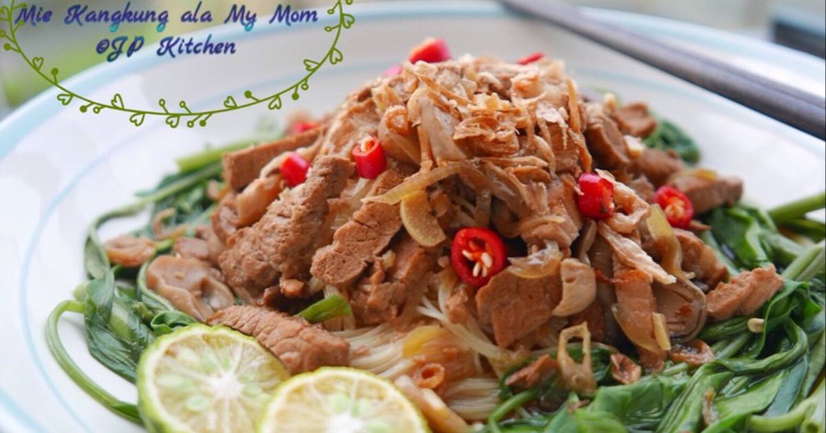 Resep Mie Kangkung Ala My Mom Oleh Jp Kitchen Cookpad