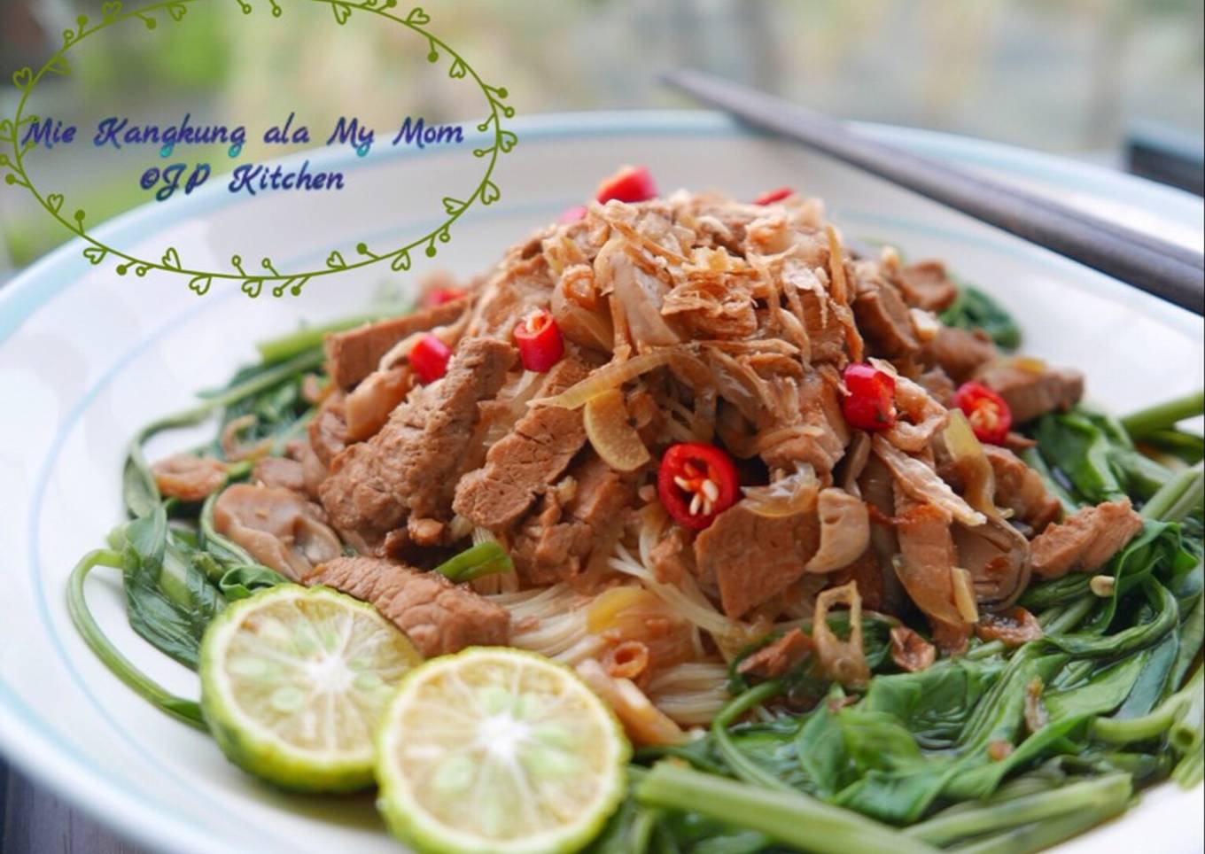 Mie Kangkung ala My Mom