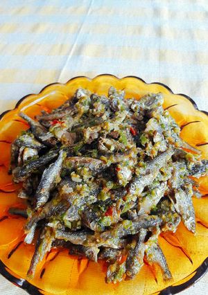 Foto resep Ikan bilih lado hijau