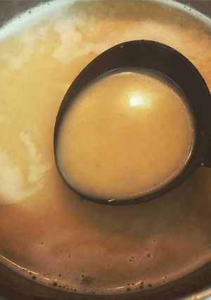 Una foto de Caldo de puchero