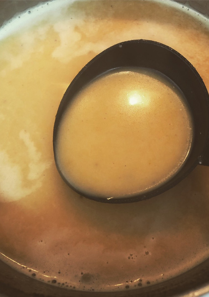 Una foto de Caldo de puchero