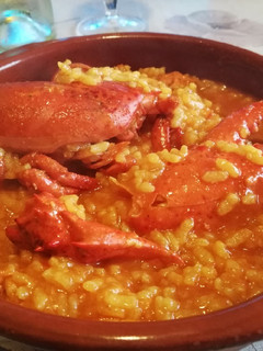 Una foto de Arroz con bogavante