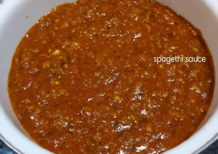 Spagethi bolognese sauce