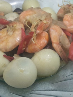 Foto resep Oseng Udang Telur Puyuh (Simple)