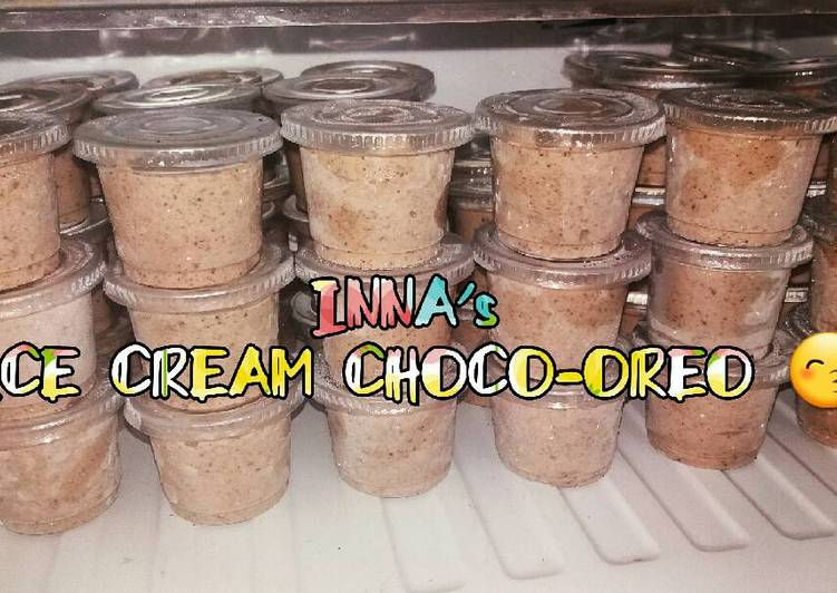 Homemade Ice Cream Choco-Oreo