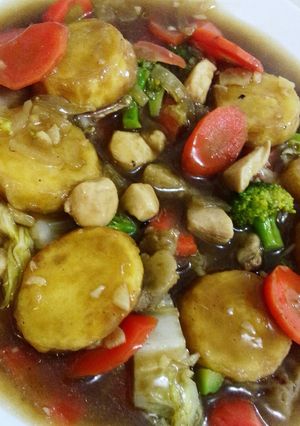 Foto resep Sapo tahu ayam