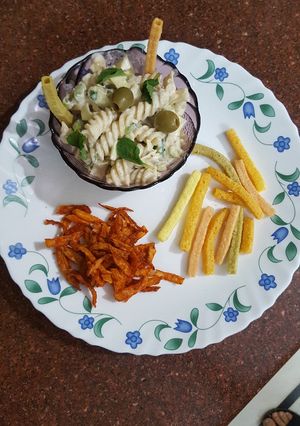 A picture of Hung Curd Pasta.