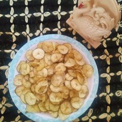 A picture of Salted Banana chips | Banana wafers.