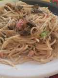 Macarrão com berinjela