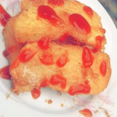 A picture of Yam and egg.