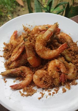 Foto resep Udang Telur Mentega