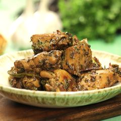 A picture of Andhra Pepper Chicken.