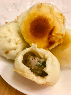 小白菜豬肉水煎包 的食譜成品照片