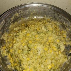A picture of Broccoli and cauliflower salad.
