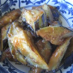 A picture of Sweet Miso Eggplant.