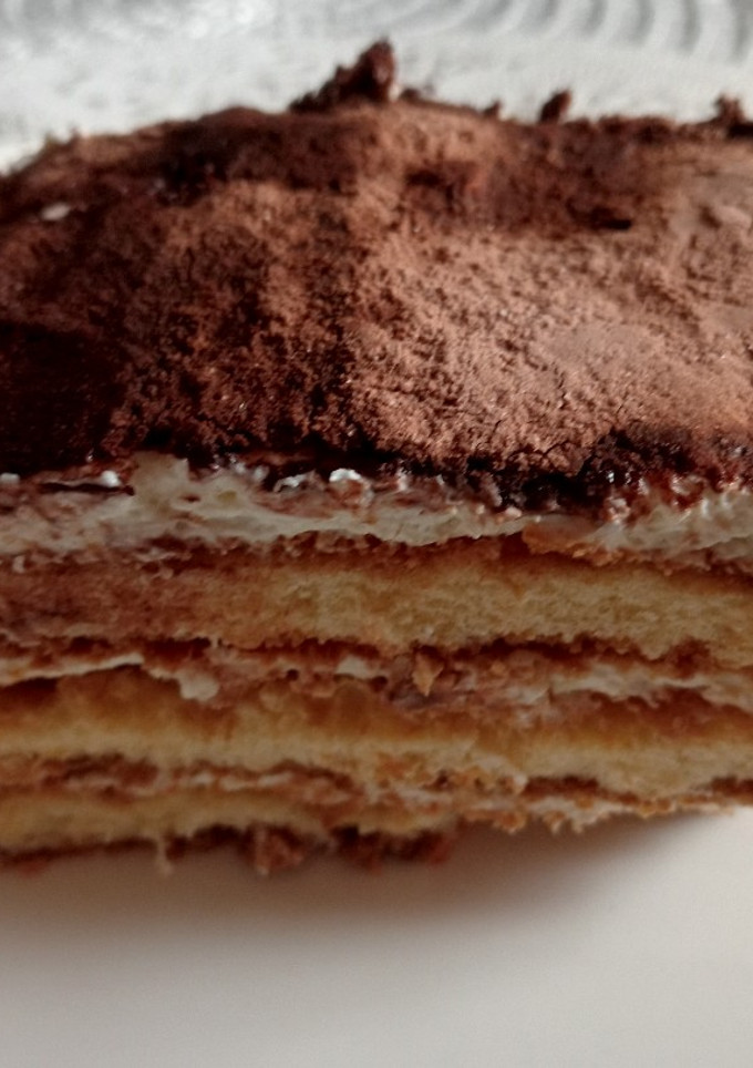Una foto de Tiramisú sin huevo