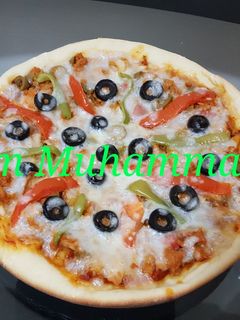 صورة لوصفة بيتزا بالتونة 🐟🍕👌👍