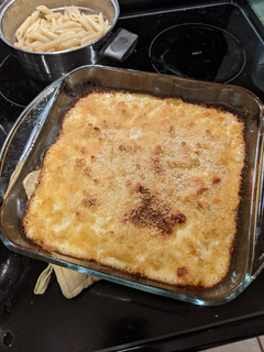 A picture of Decadent Macaroni & Cheese.