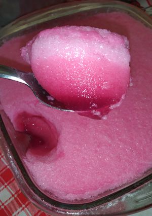 Una foto de Postre, Gelatina con manzanas