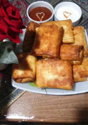 عکسی از دستور بورک مرغ