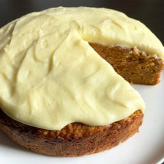 A picture of Grated Sweet Potato Cake.