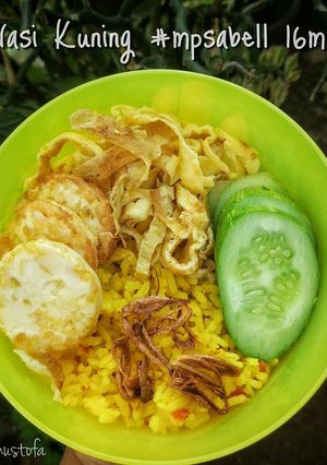Foto resep Nasi Kuning - mpasi 16 bulan - nasi kuning majikom/rice cooker