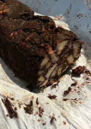 Foto di Salame di cioccolato senza uova