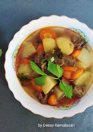 Foto resep Marak Lahma (Sup Daging Khas Arab, tanpa santan)