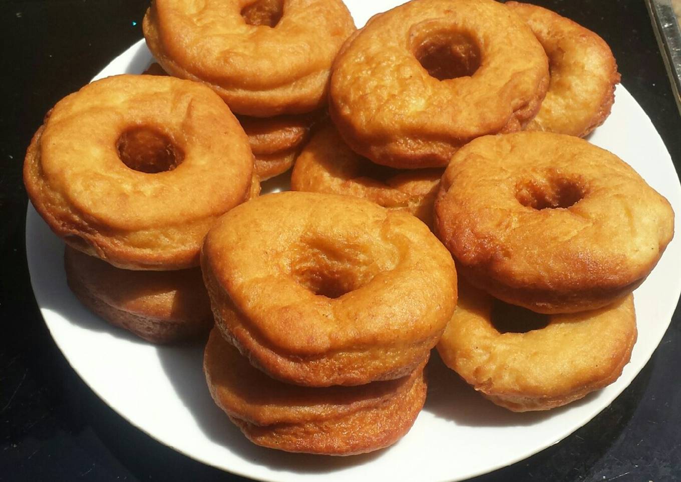 Orange doughnut