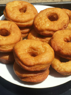 A picture of Orange doughnut.