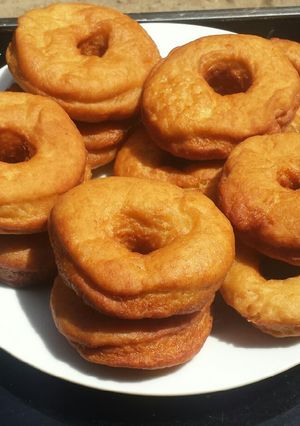 A picture of Orange doughnut.
