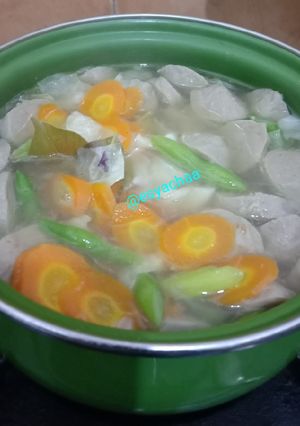 Foto resep 2. Sop bakso sapi
