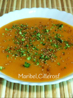 Una foto de Crema de calabaza súper rica