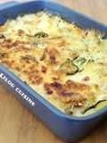 Potato, Zucchini, and Bacon Gratin