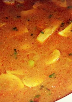 A picture of Mushroom matar.