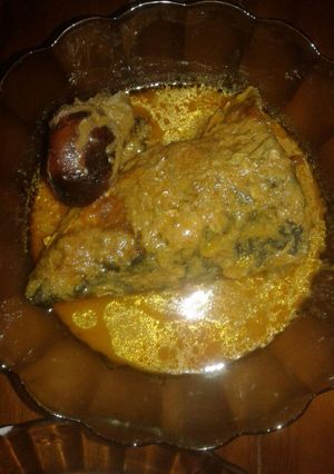 Foto resep Tempoyak Santan kepala ikan salam